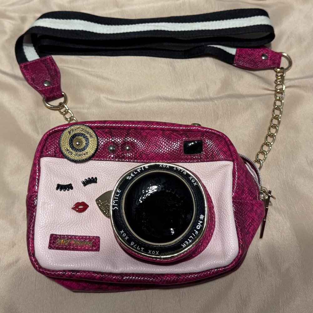 Betsey Johnson Crossbody Camera Purse